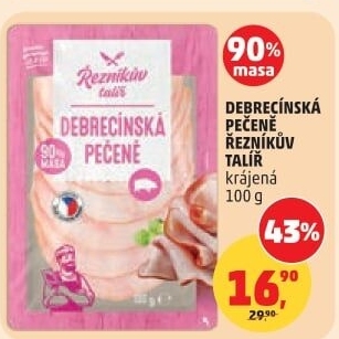Debrecínská pečeně Řezníkův talíř