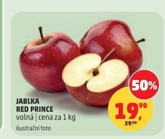Jablka Red Prince