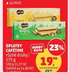 Oplatky Café time