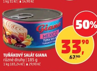 Salát s tuňákem Giana