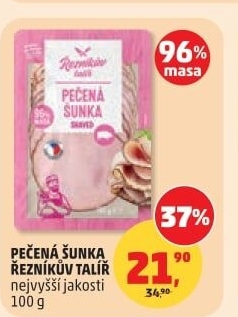Šunka pečená nejvyšší jakosti Řezníkův talíř