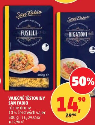 Těstoviny San Fabio