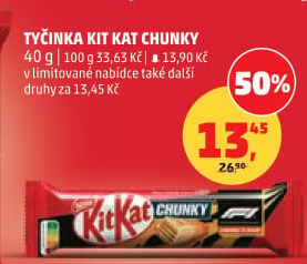 Tyčinka Chunky Kit Kat Nestlé