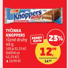 Tyčinka Knoppers NutBar Storck