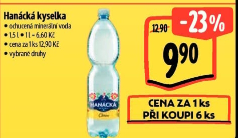 Ochucená voda Hanácká kyselka