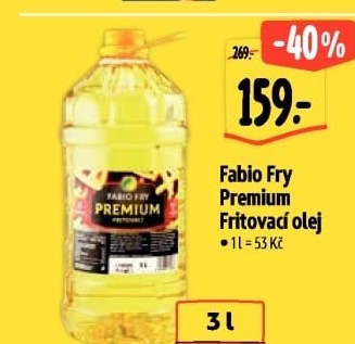 Olej fritovací Premium Frito Fabio