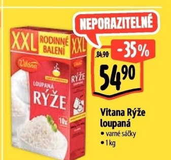 Rýže loupaná dlouhozrnná Vitana
