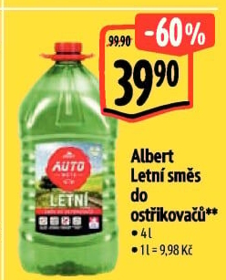 Směs do ostřikovačů letní Albert