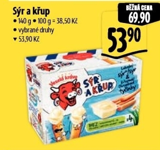 Sýr a křup Veselá kráva