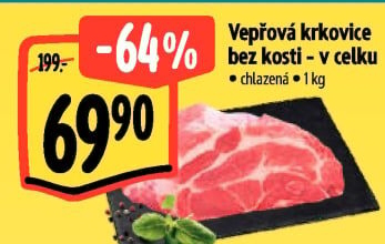 Vepřová krkovice bez kosti