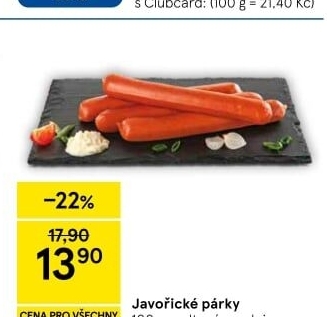 Párky javořické