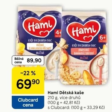Kaše dětská Hami
