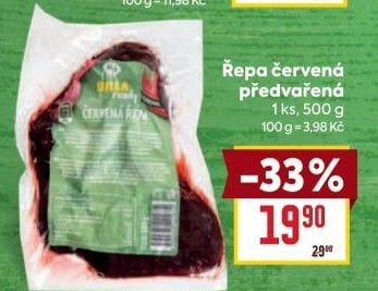 Červená řepa předvařená Billa