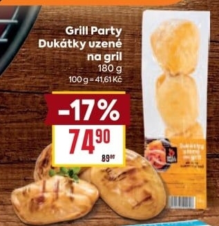 Dukátky uzené na gril Grill Party