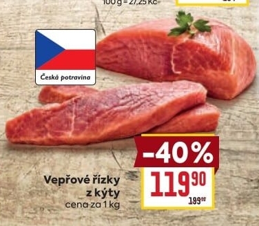 Řízky vepřové z kýty