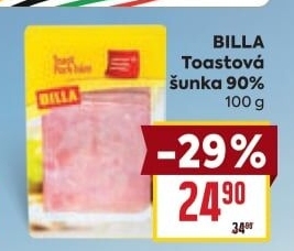 Šunka toastová Billa