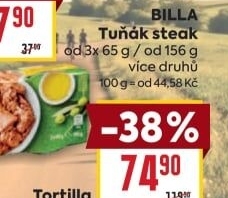 Tuňák steak Billa