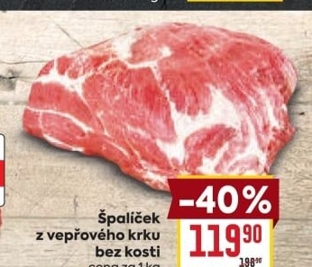 Vepřový krk bez kosti