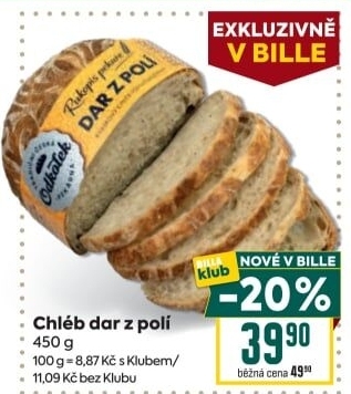 Chléb Dar z polí Odkolek