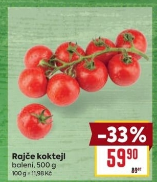 Rajčata koktejlová