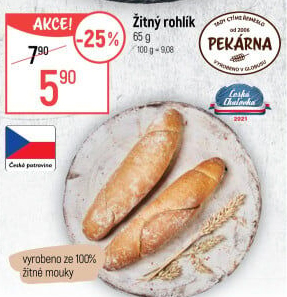 Žitný rohlík