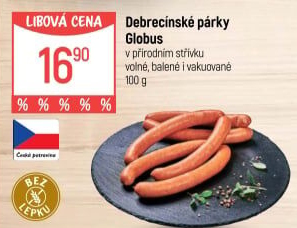 Párky debrecínské Globus