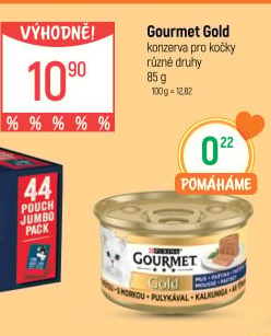 Paštika pro kočky Gold Gourmet Purina