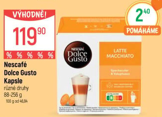 Kapsle Dolce Gusto Nescafé