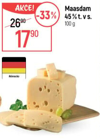 Sýr Maasdamer 45%