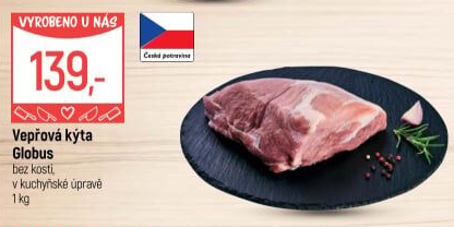 Vepřová kýta bez kosti Globus