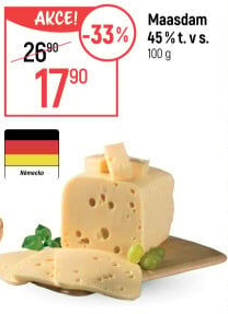 Sýr Maasdamer 45%