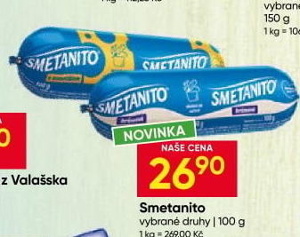 Sýr tavený ve střívku Smetanito