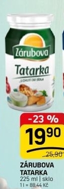 Tatarská omáčka Zárubova
