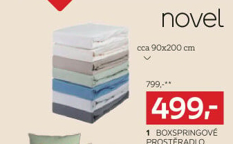 BOXSPRINGOVÉ PROSTĚRADLO