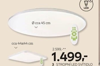 STROPNÍ LED SVÍTIDLO