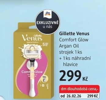 Dámské holítko Comfort Glow Venus Gillette