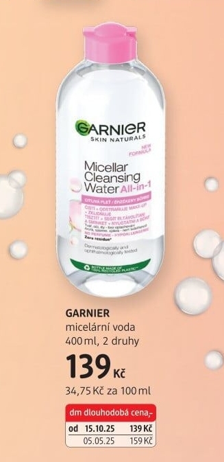 Micelární voda Garnier