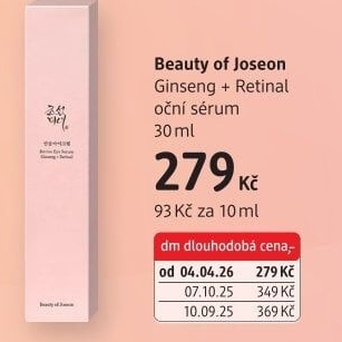 Oční sérum Ginseng + Retinal Beauty of Joseon