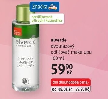 Odličovač očí dvoufázový Alverde