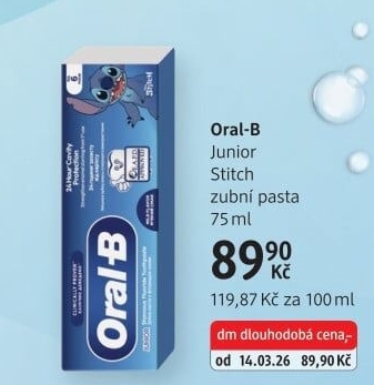 Pasta na zuby dětská Junior Oralflux