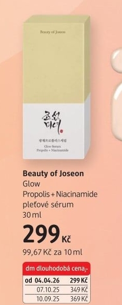 Pleťové sérum Glow Propolis + Niacinamide Beauty of Joseon