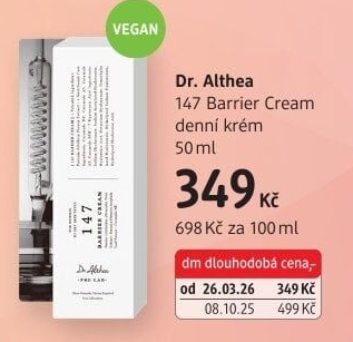 Pleťový krém 147 Barrier Dr. Althea