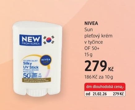 Pleťový krém Stick OF 50 Sun Nivea