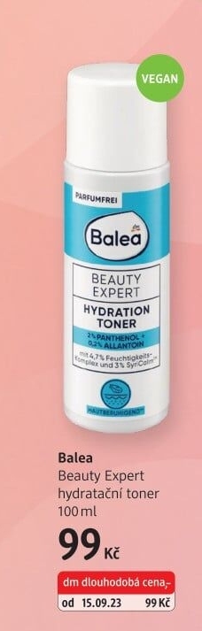 Toner pleťový Beauty expert Balea