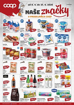 akční leták COOP 8.4.2026-21.4.2026
