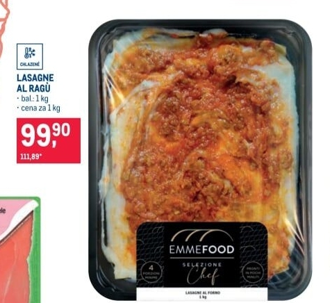 Lasagne Al ragu EmmeFood
