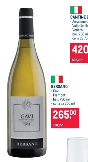 Víno Gavi Piermont Bersano
