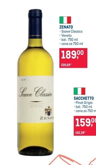 Víno Veneto Soave Classico Zenato