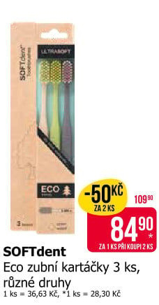 Kartáčky na zuby Eco SOFTdent