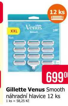 Náhradní hlavice dámské Smooth Venus Gillette